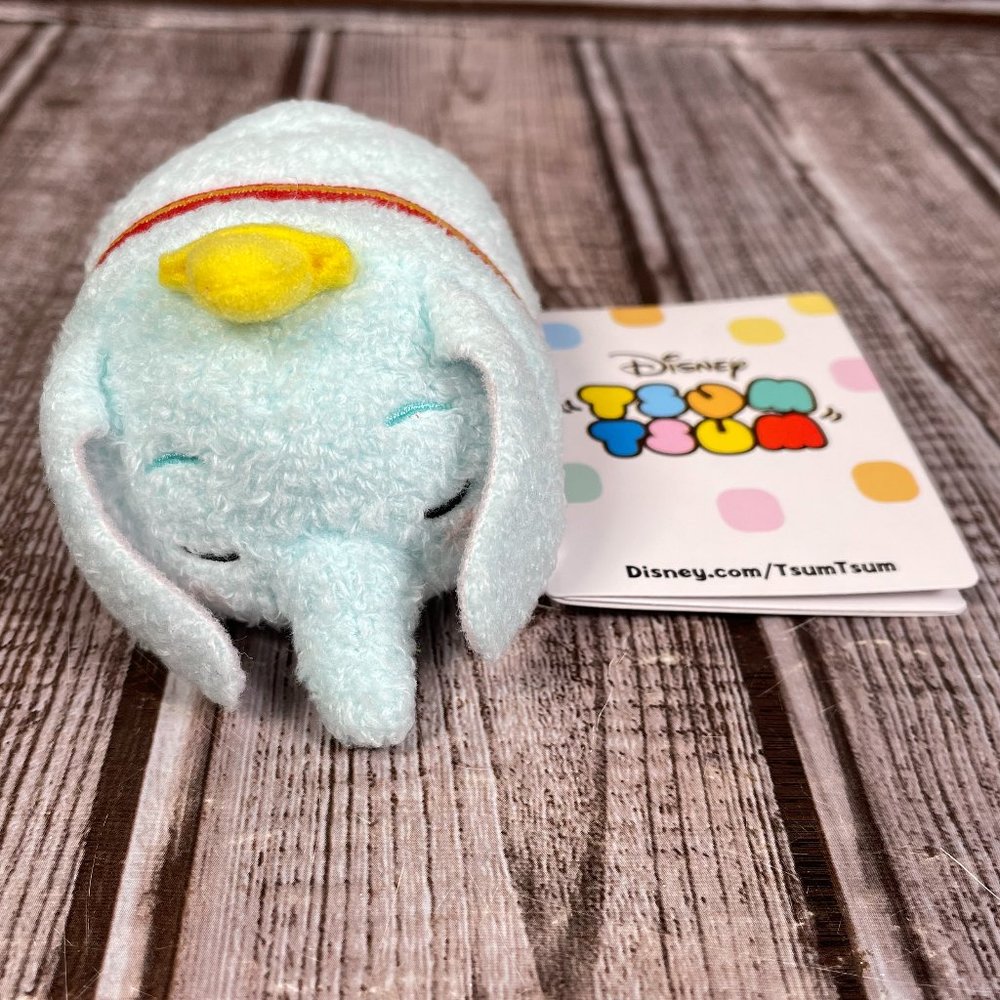 Disney Mini Tsum Tsum Plush Soft Toy Dumbo Elephant Mini 3.5" Plush NWT NEW